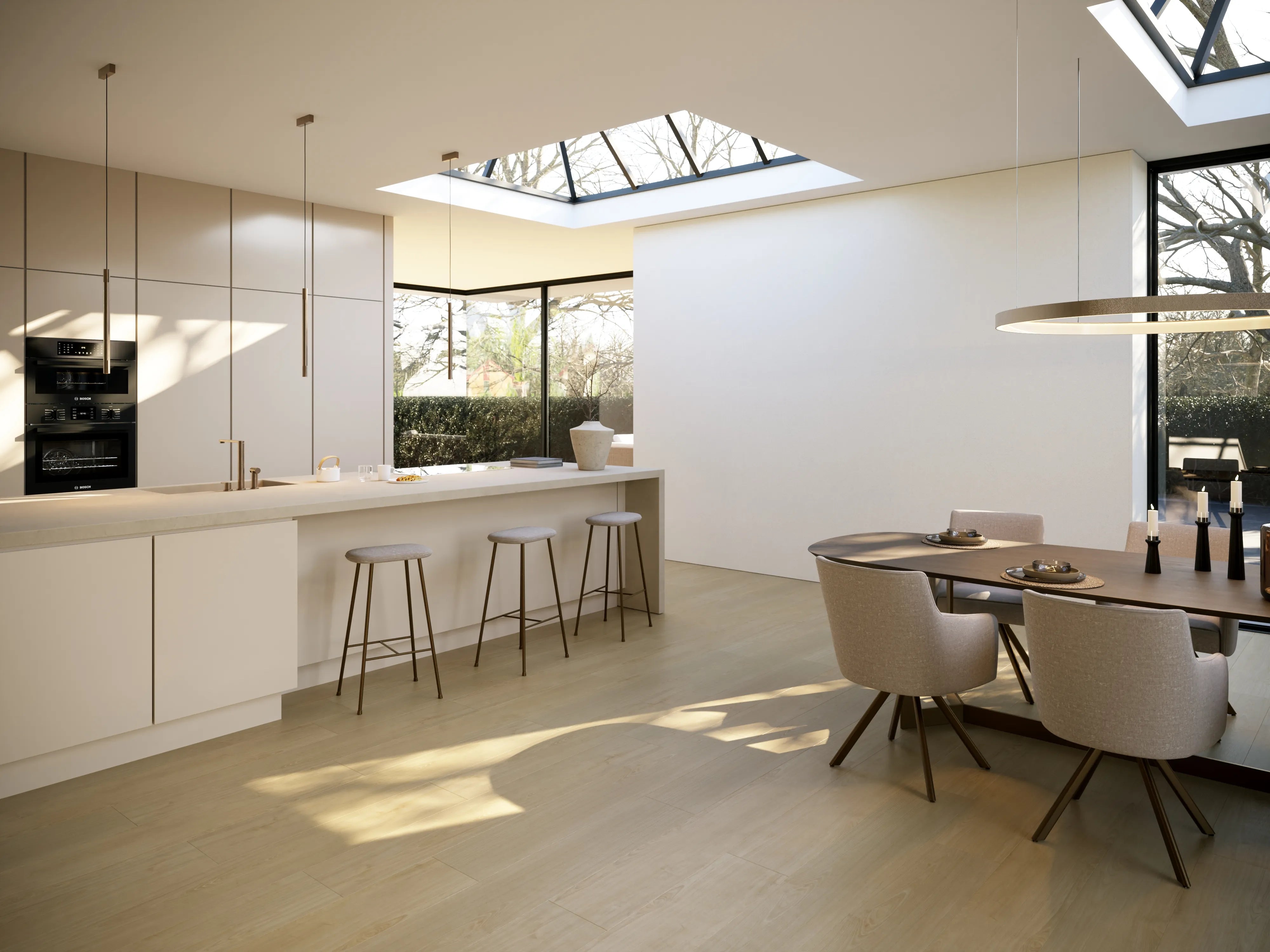 Portico rechte strook 550 - plak