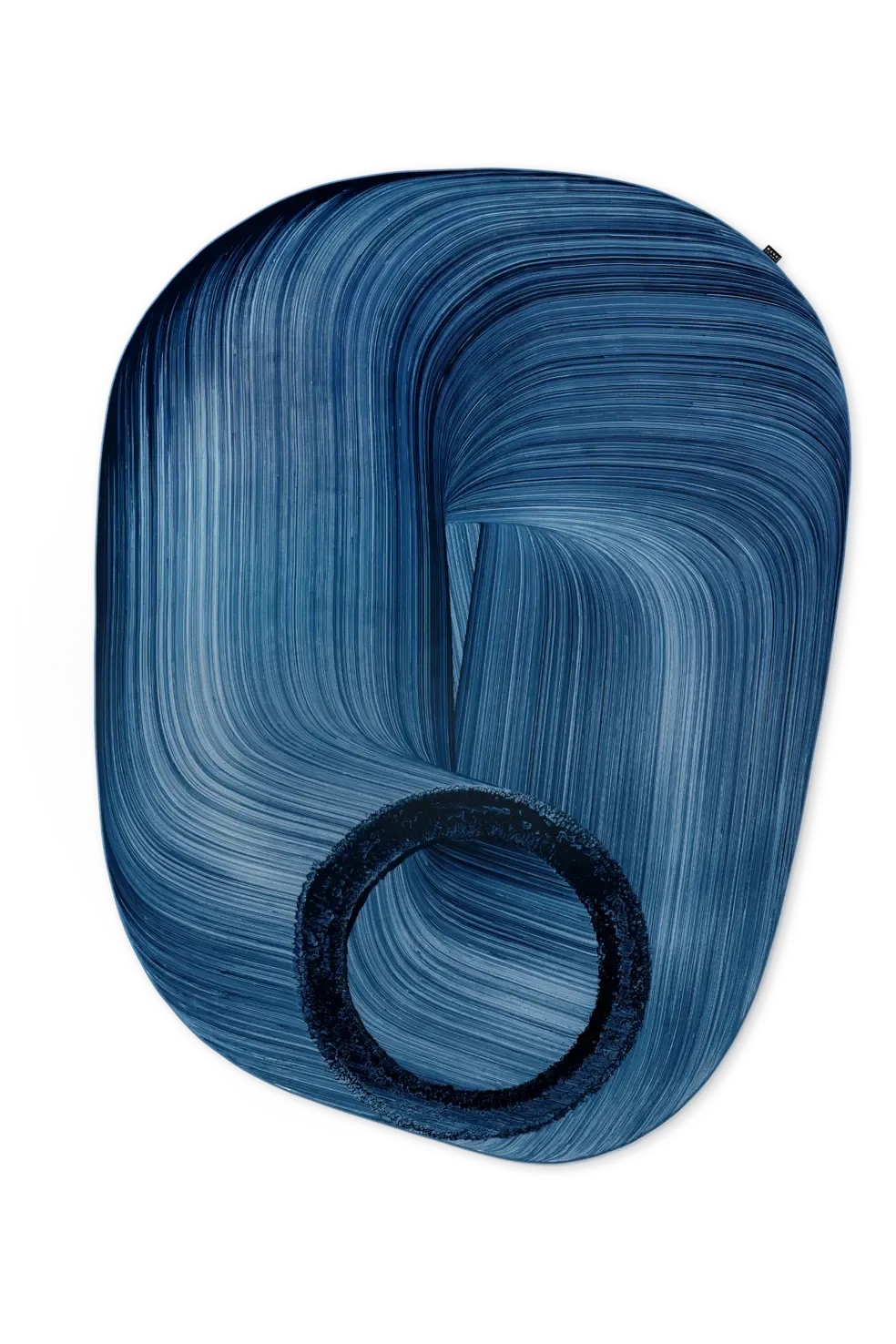 Moooi Carpets Big Scale One Blue Ink