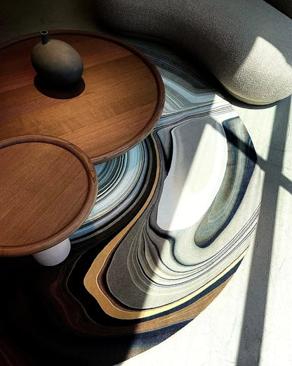 Liquid Layers Carpet Pebble